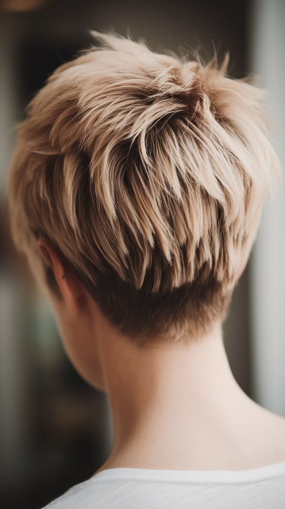 choppy pixie haircut style