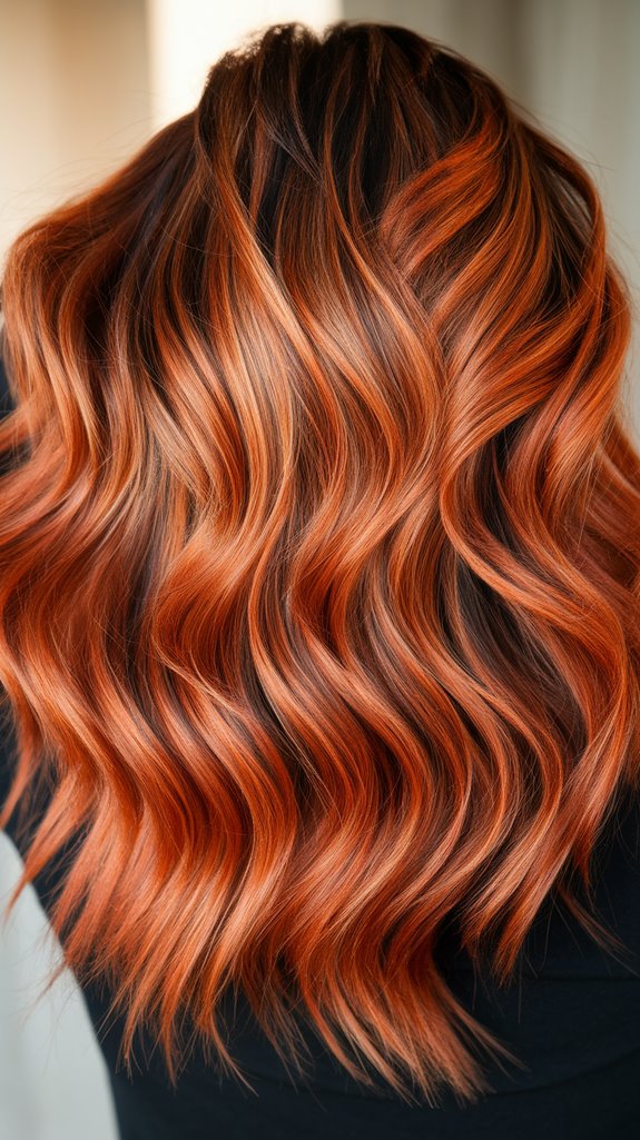 copper balayage for vibrancy