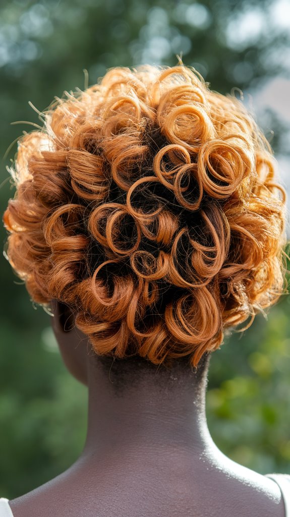 curly haired whimsical creature