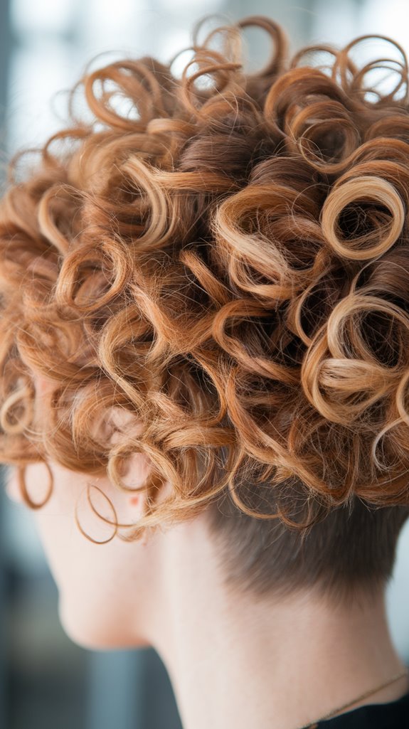 curly pixie bob hairstyle