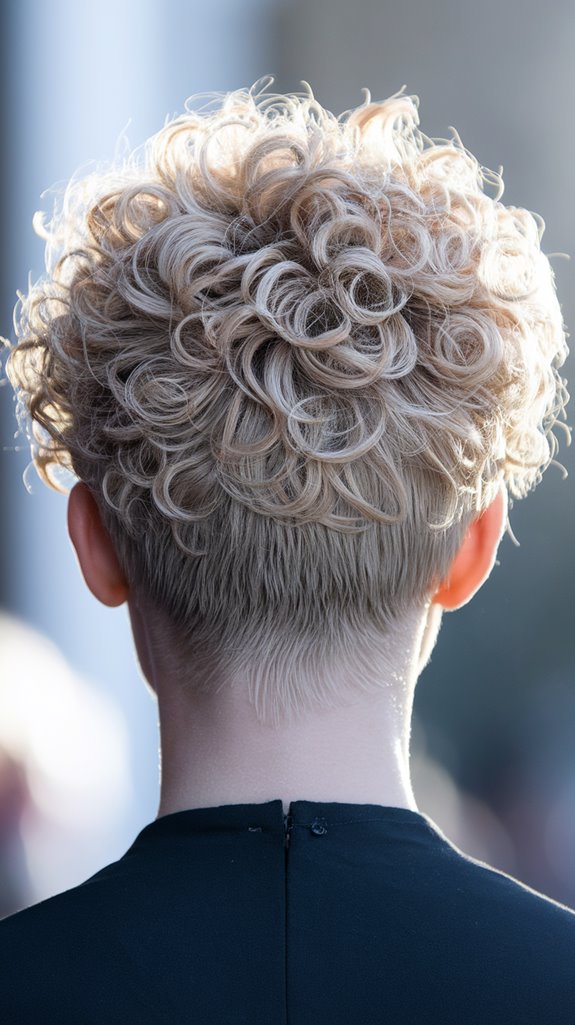 curly pixie haircut style
