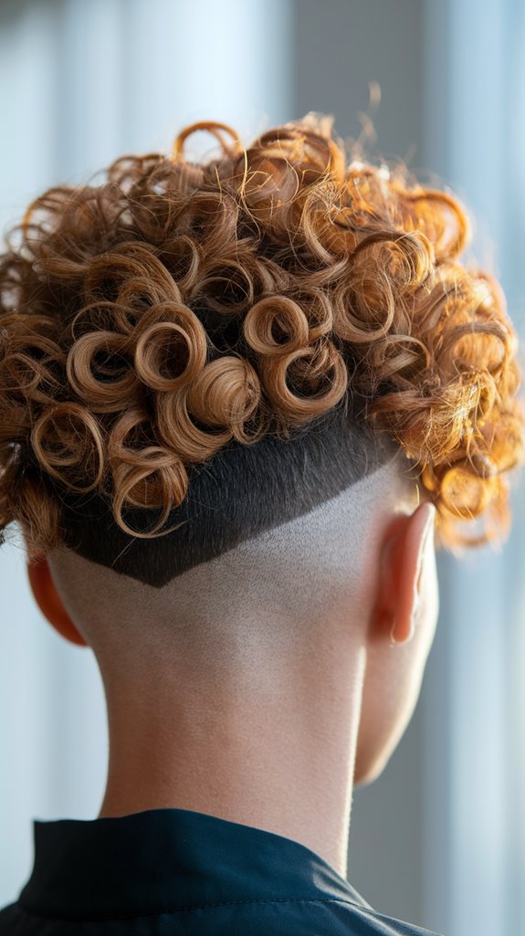 curly pixie haircut style