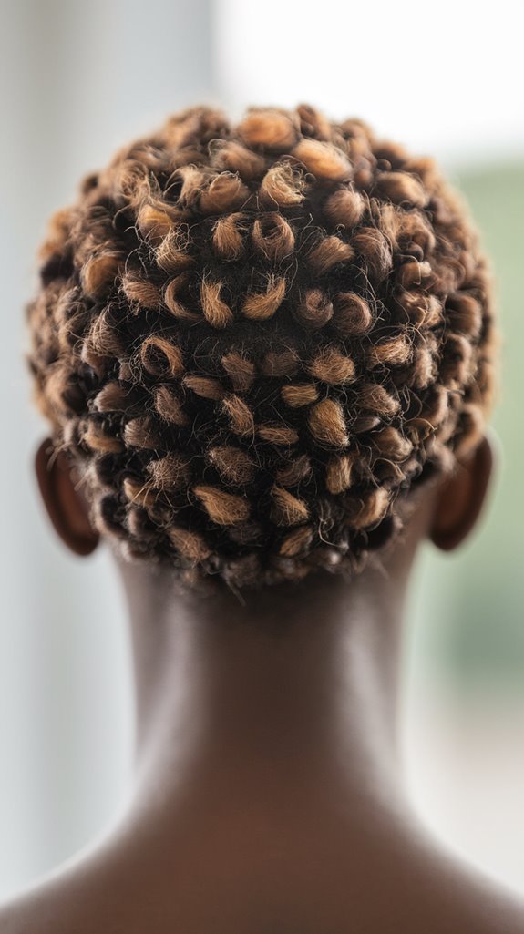 curly textured pixie haircut