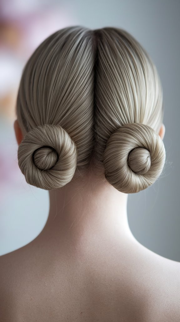 double ears updo elegance