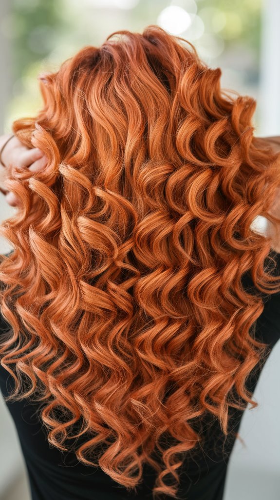 dynamic copper blonde contrast