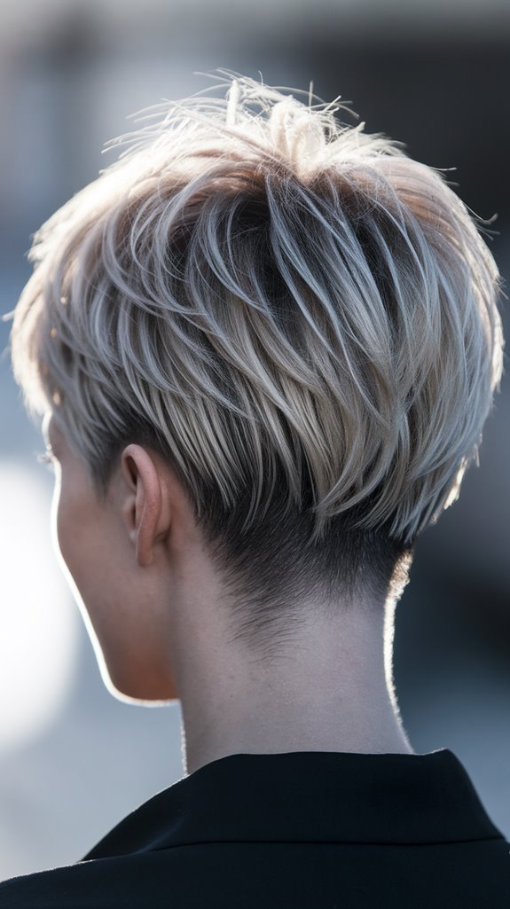 edgy pixie haircut style