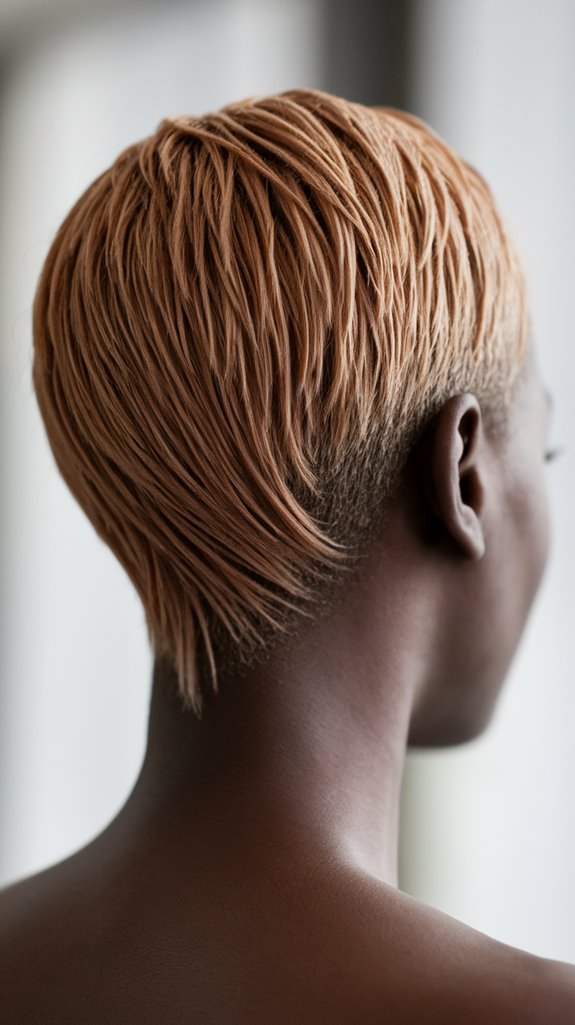 edgy short hairstyle trend