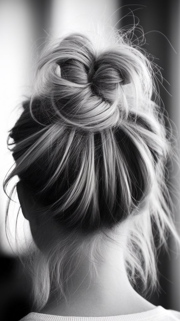 effortless chic messy bun