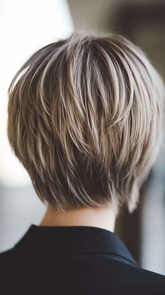 effortless choppy pixie cut