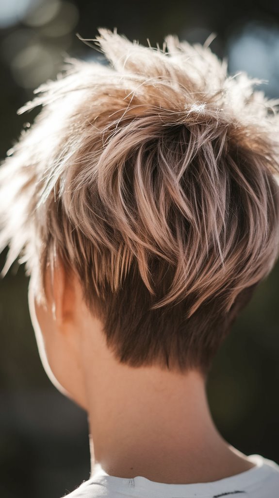 effortless messy pixie hairstyle