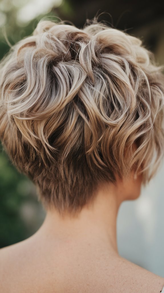 effortless shaggy pixie cut