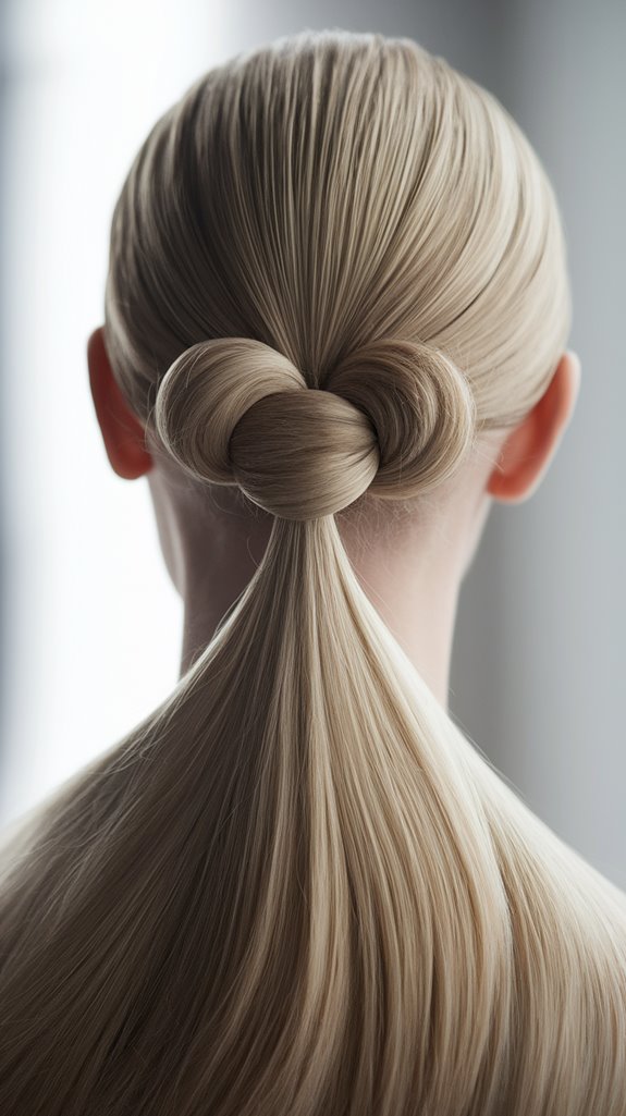 effortless stylish knotted updo