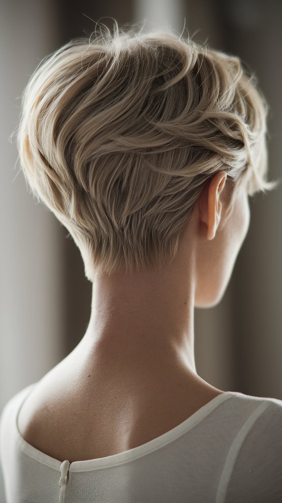 elegant curved neckline design
