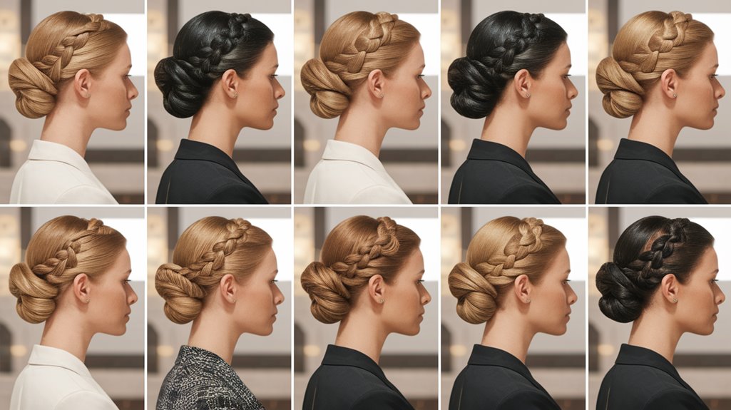 elegant medium hair updos