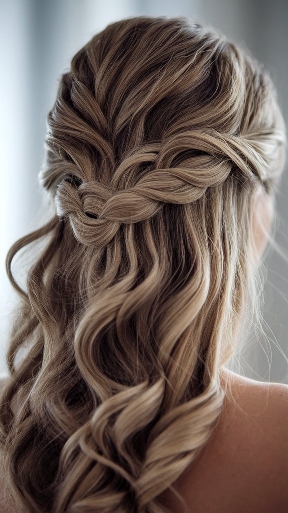 elegant playful twist hairstyle