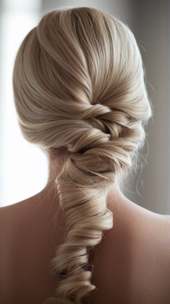 elegant side swept hairstyle tutorial