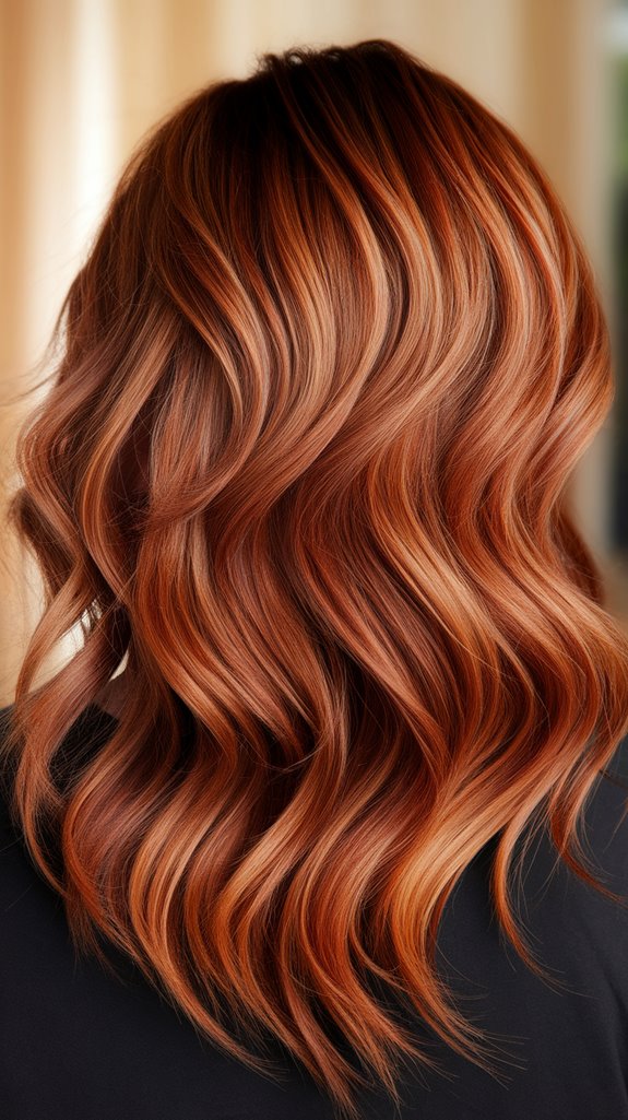 fiery cinnamon hair transformation
