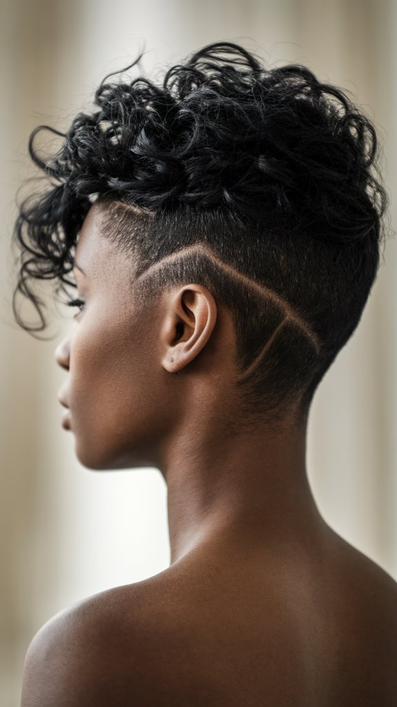 fringe styled pixie haircut