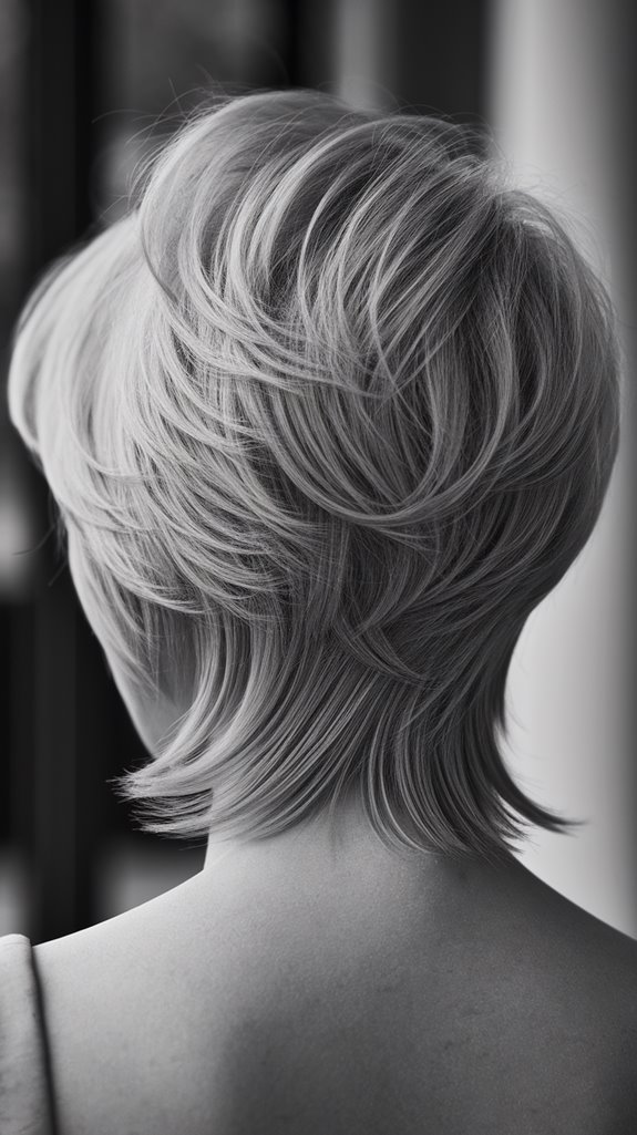 glamorous classic long pixie