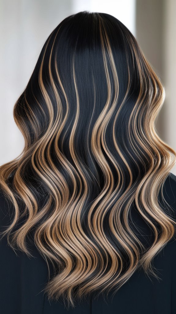 golden blonde enhances contrast