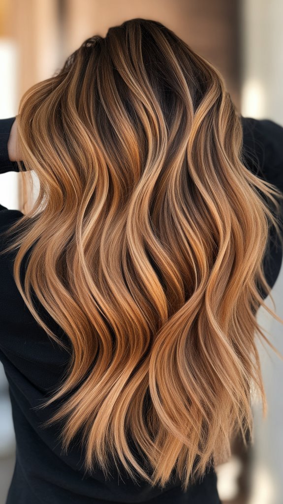 golden honey balayage perfection