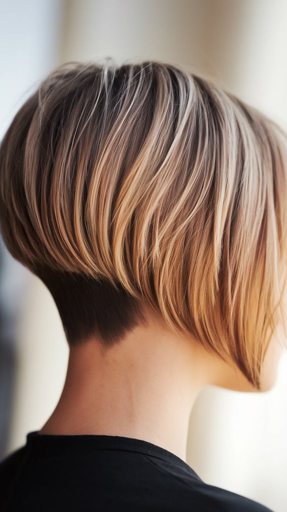 highlighted angled pixie bob