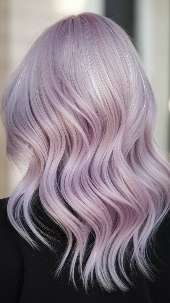 lavender and silver elegance