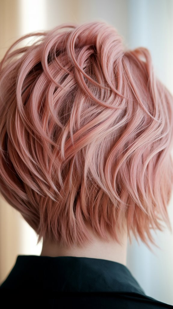 matte rose gold elegance