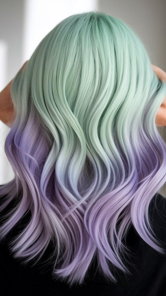 mint and lavender elegance