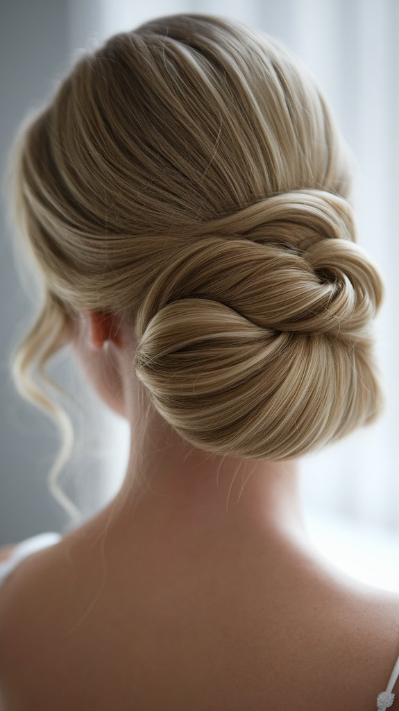 modern chignon elegance enhanced