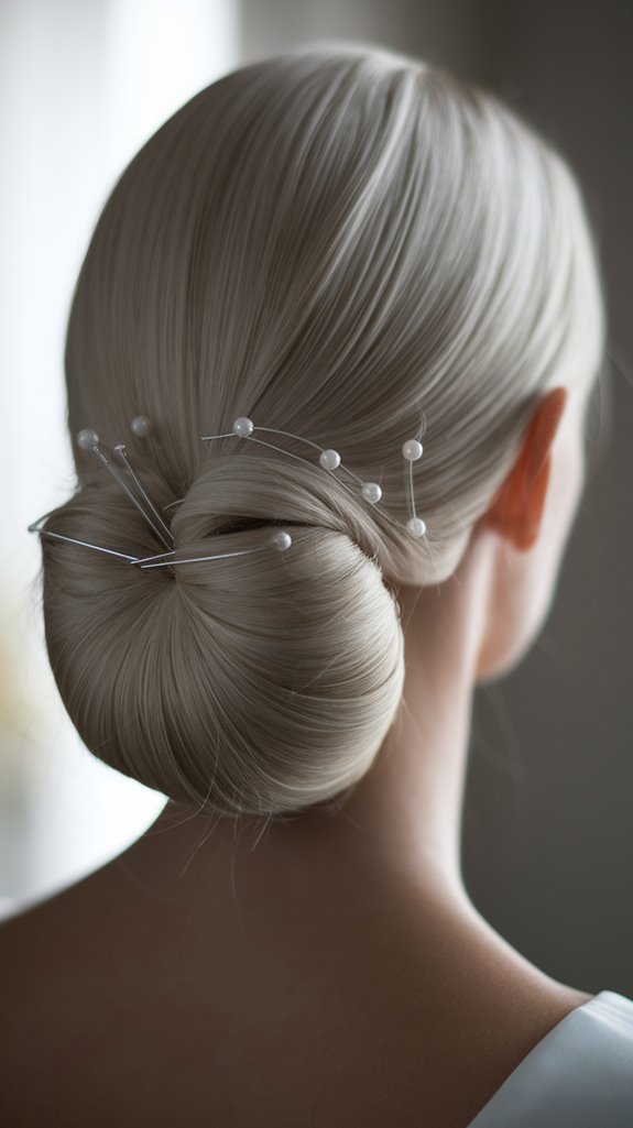 modern classic chignon elegance