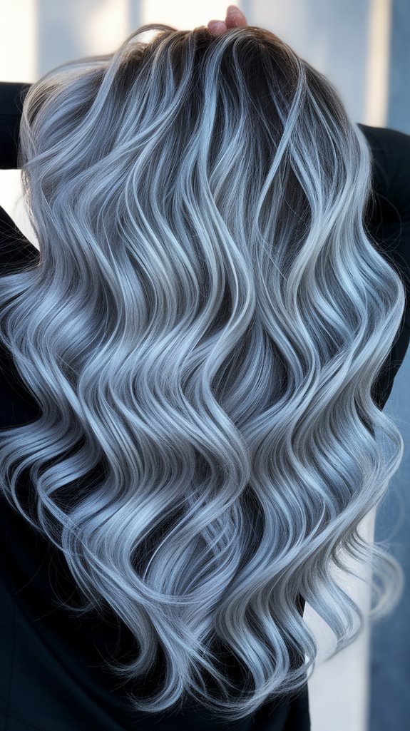 modern edgy ash blonde