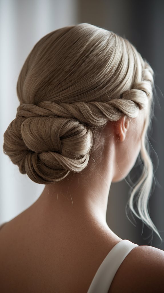 modern elegant french twist