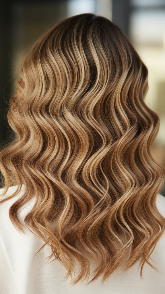 natural sun kissed bronde highlights