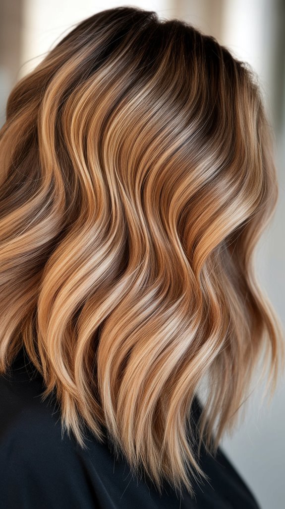 natural warm highlights elegance