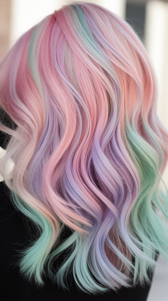 pastel hair color care