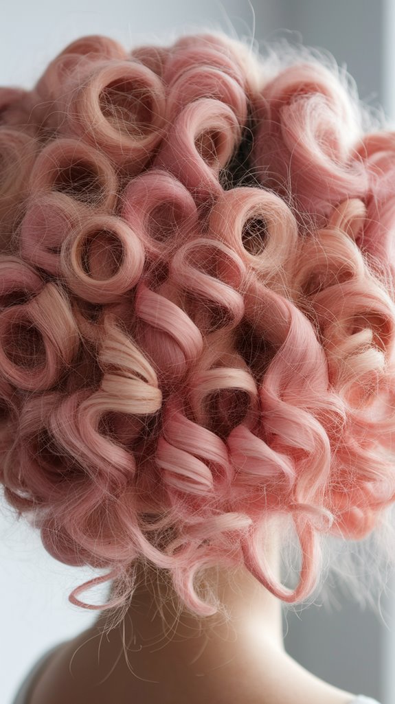 playful pastel pink hair