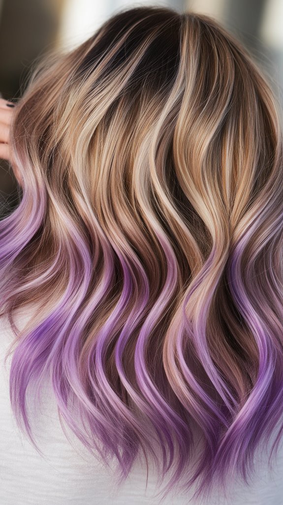 playful purple hair enhancements