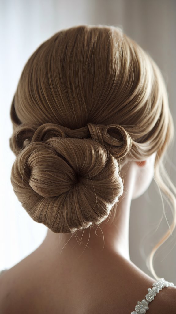 polished elegant hairstyle accessories