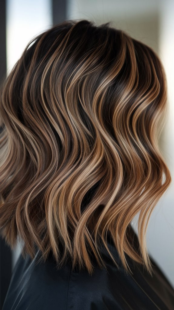 rich chocolate honey lowlights