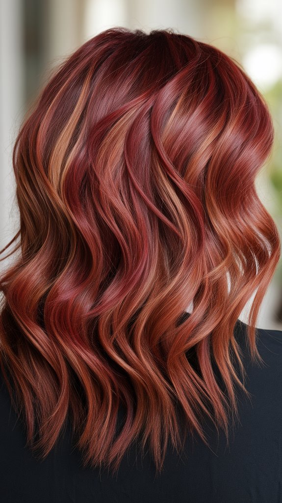 rich earthy red brown blend