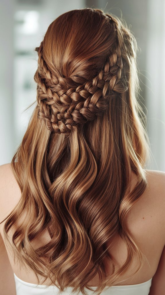 romantic fishtail braid elegance