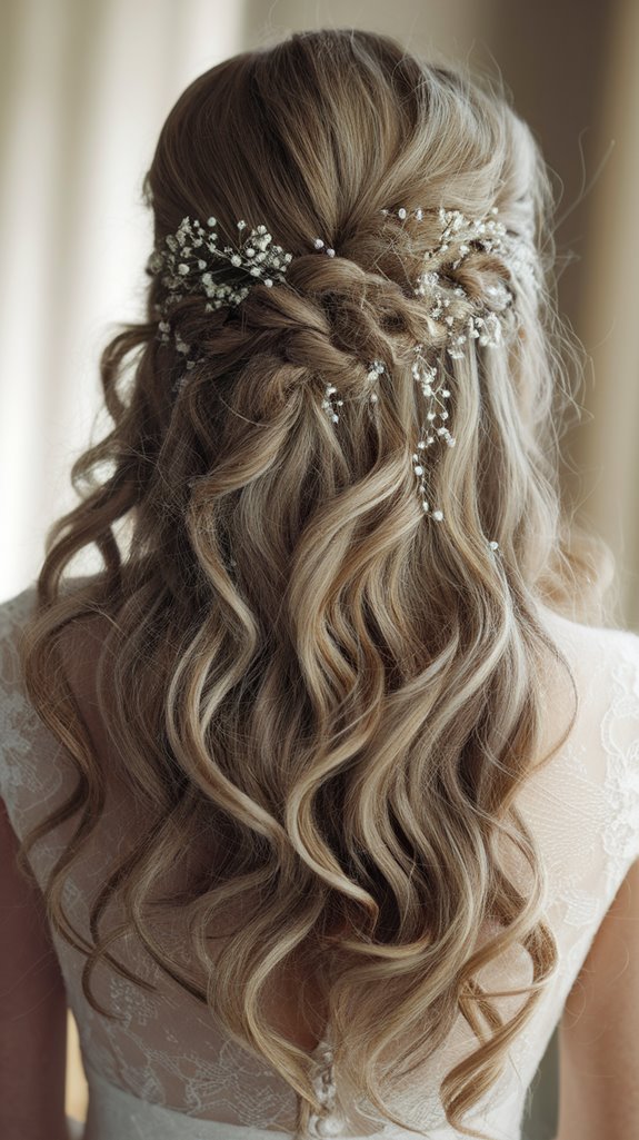 romantic loose curls elegance