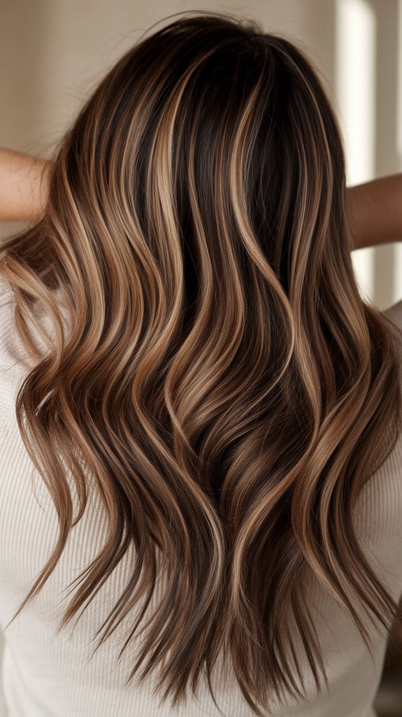 rustic walnut hair transformation