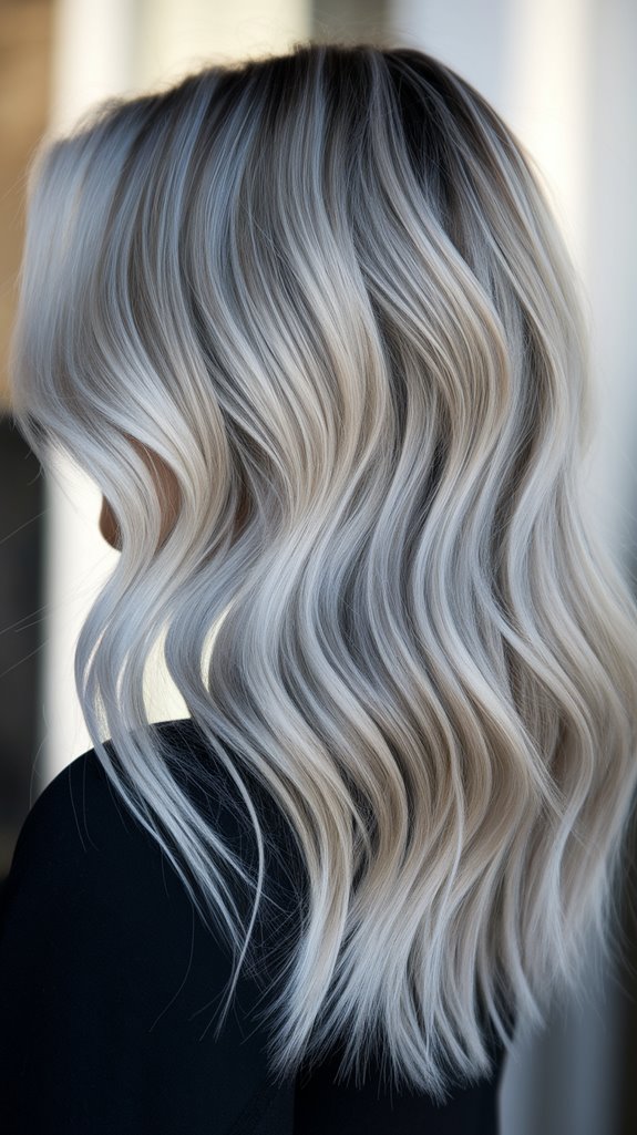seamless cool blonde transition