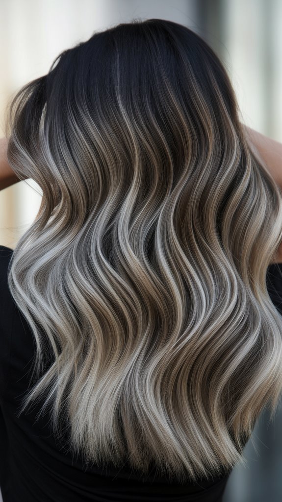 seamless dark to light gradient