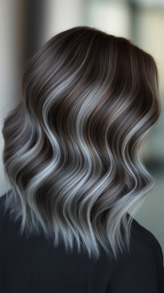 sleek modern ashy brown