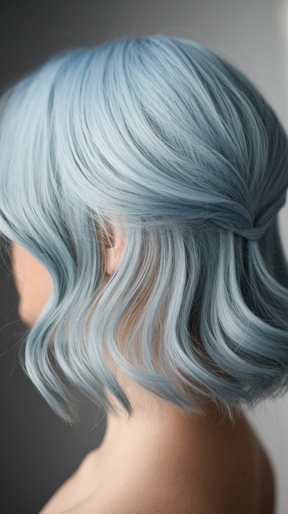 soft elegant pastel blue