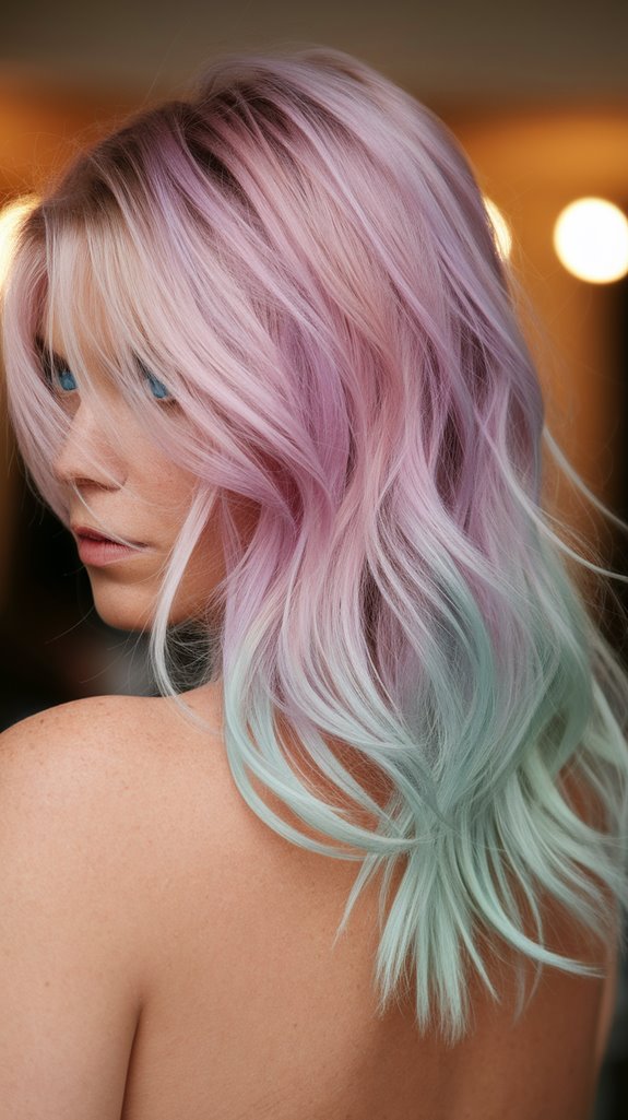 soft pastel color blends