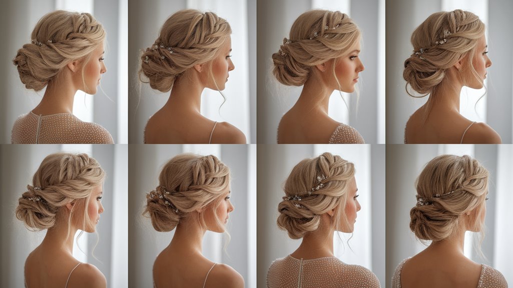 soft voluminous medium updos